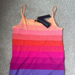 Banana Republic Rainbow Tank Top Size XL